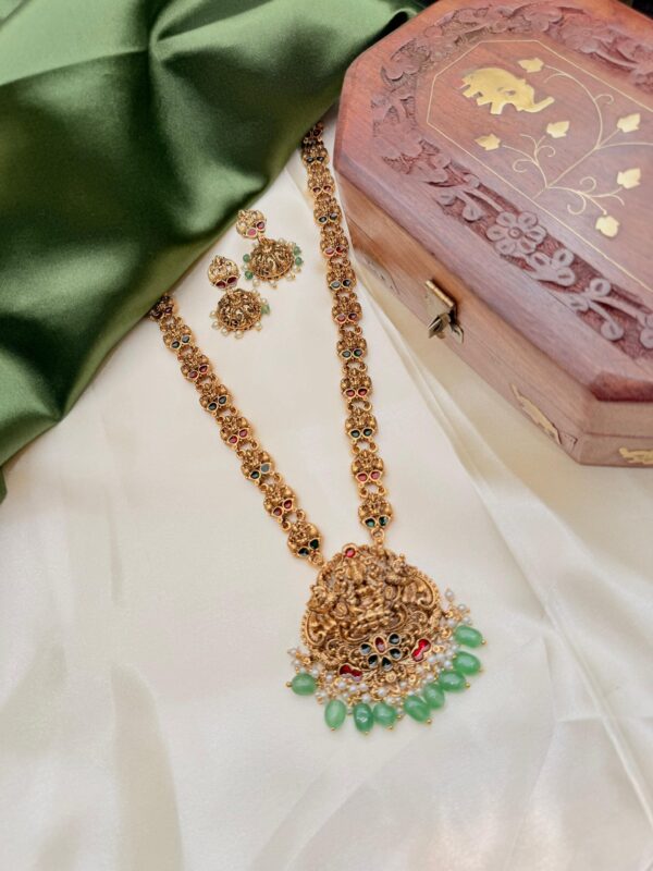 ANTIQUE GOLD LONG HARAM SET