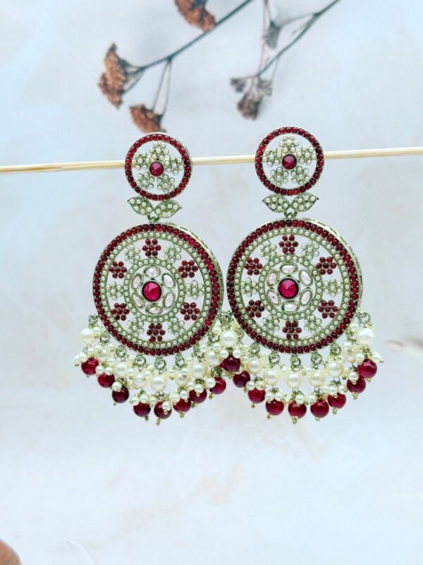 MAHARANI RUBY EARRINGS E-123