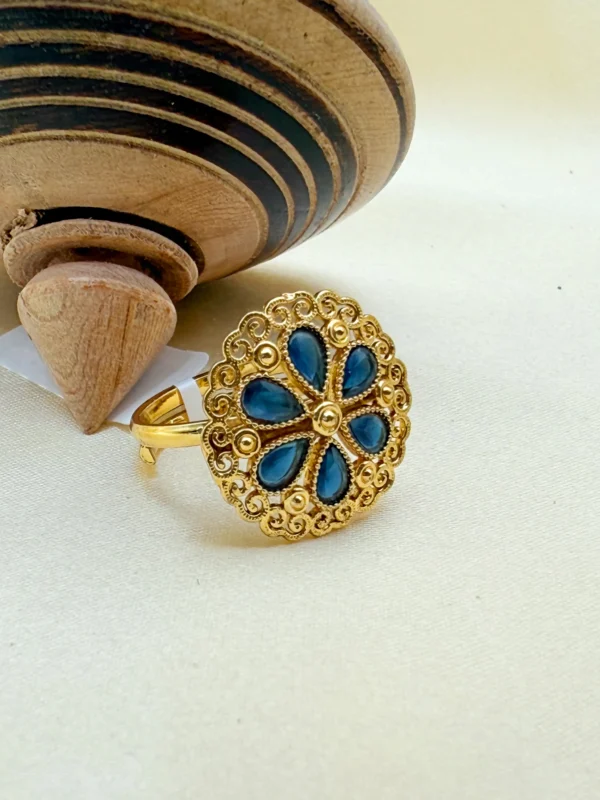 FINGER RING SAPPHIRE BLOOM FR-239