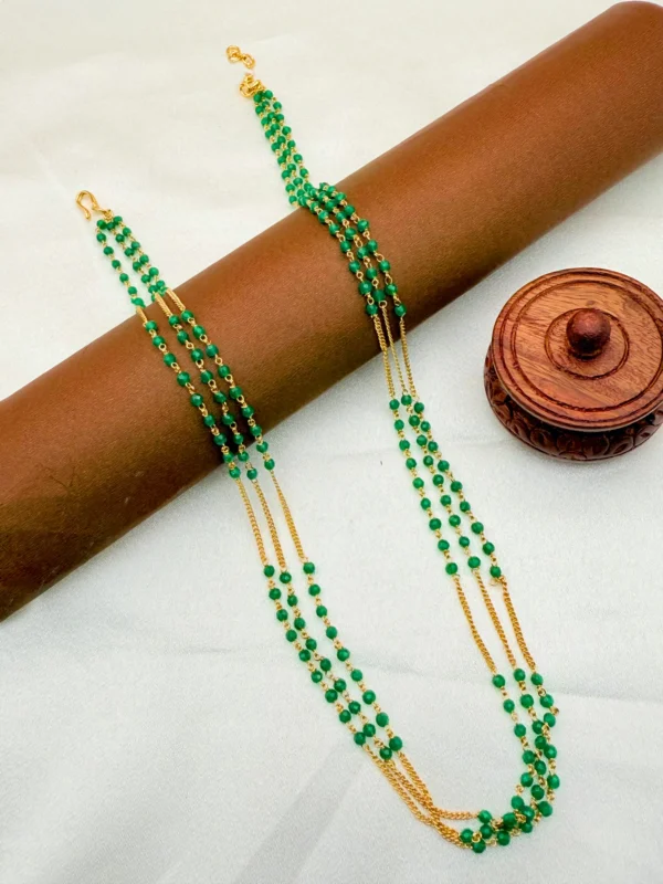 GREEN BEADS HARAM H-246