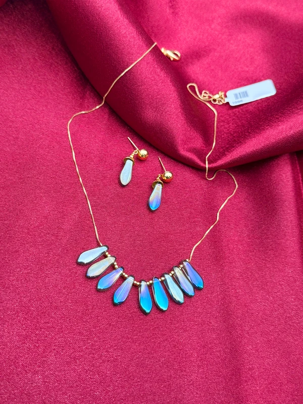 AURORA FAN NECKLACE SET PN-344